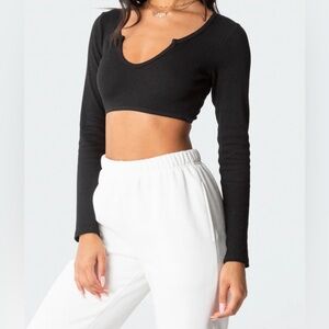 Ediked Black Long Sleeve